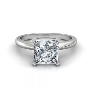 Twist Cushion Cut Engagement Ring - PureGemsJewels