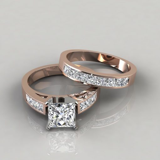 Luna Wedding Ring Set – Julio Cuellar Jewelry