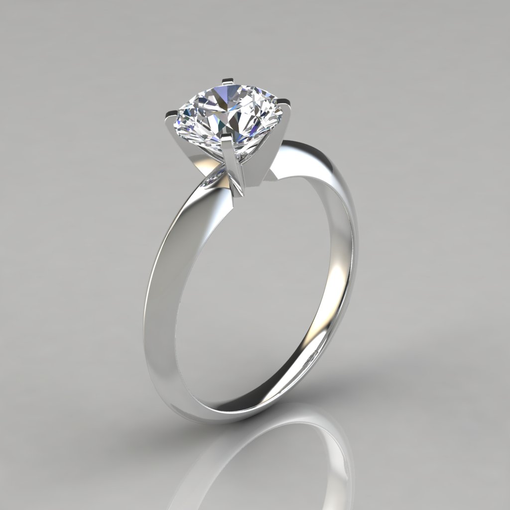 Tiffany & Co. Contemporary 2.02 CTW Diamond Platinum Harmony Engagement Ring  | Wilson's Estate Jewelry