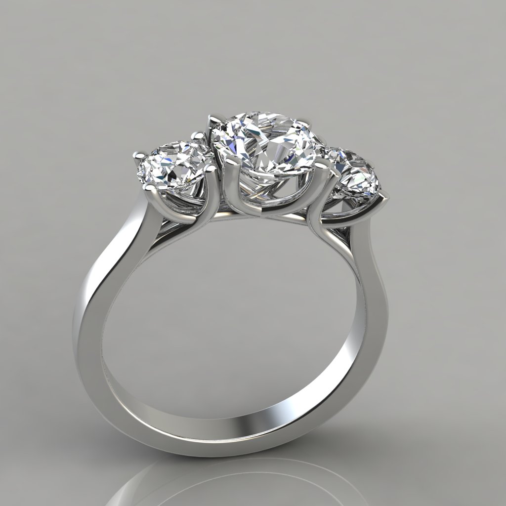 Three Prong Engagement Ring 2024 www.alhudapk