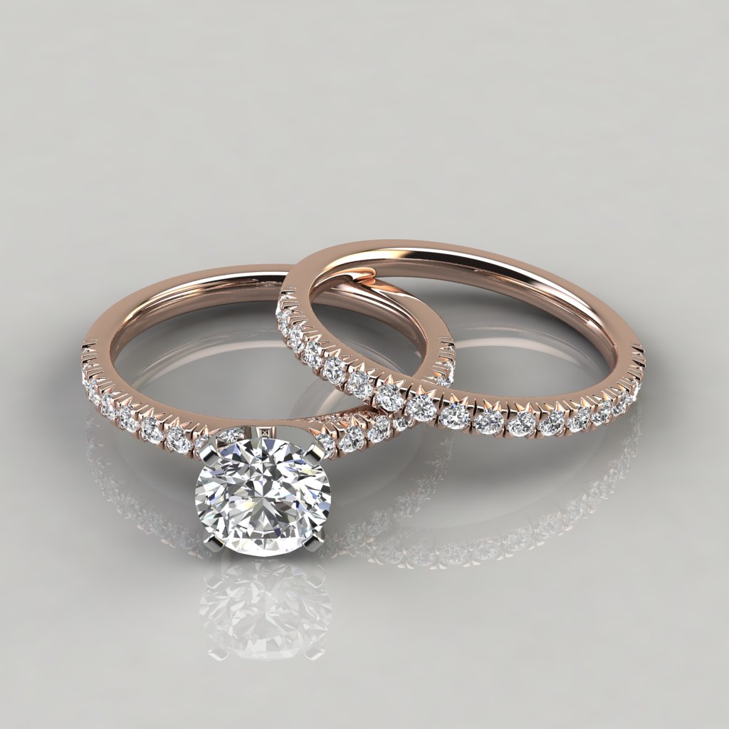 Grace & Hera Wedding Rings Stack Set – Ellie Lee Fine Jewelry