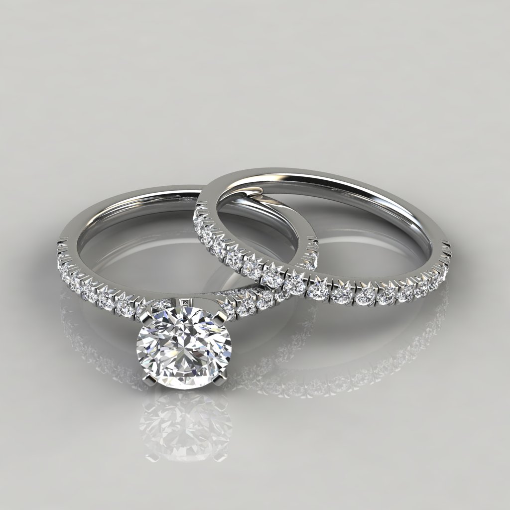 Five Stone Princess Cut Engagement Ring Puregemsjewels