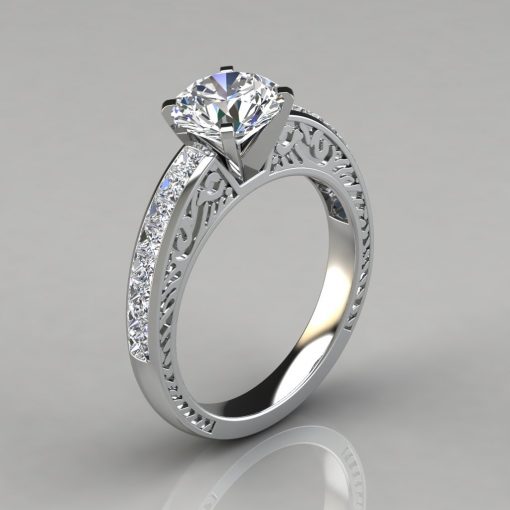 Dunlop Pear Center Engagement Ring | Maevona