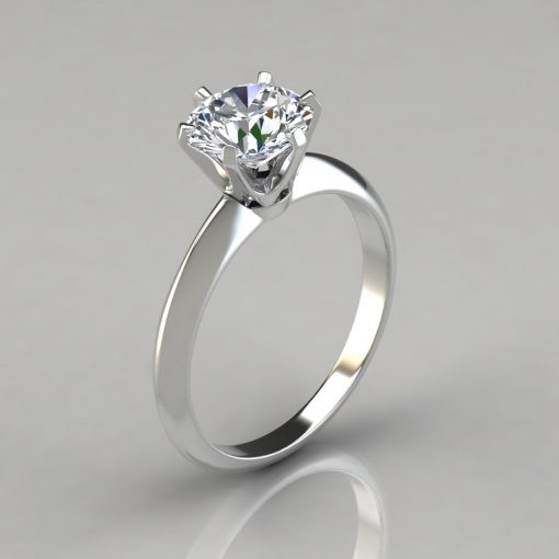 CHANCE RING DIAMONDS SET IN WHITE GOLD