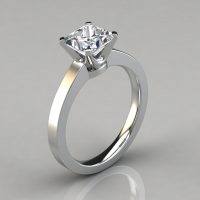 Princess Cut Solitaire Engagement Ring