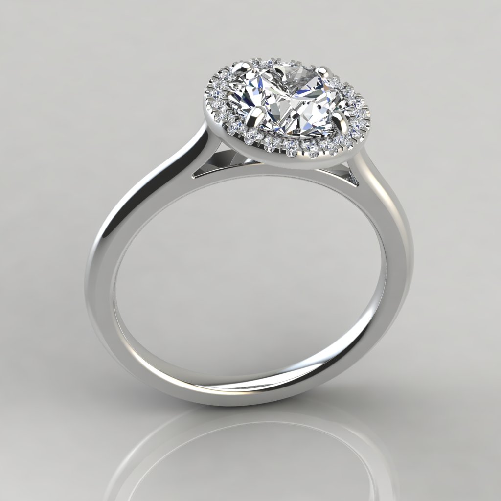 Plain Gold Wedding Band in Solid 14k Rose Gold Scalloped Wedding Ring | La  More Design