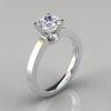 Novo Cushion Cut Solitaire Engagement Ring