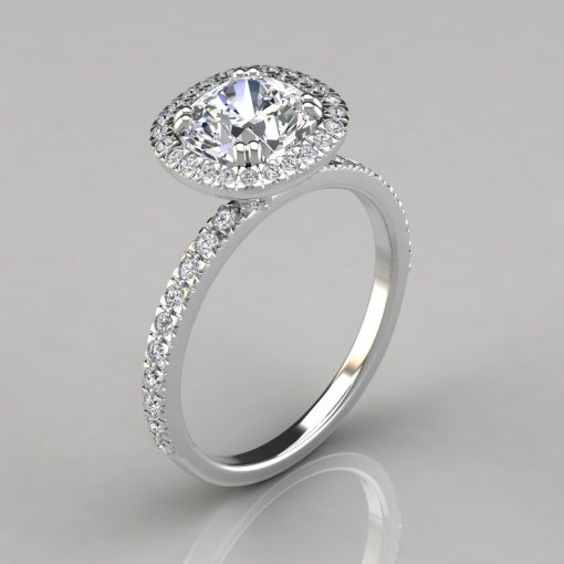 MAN MADE DIAMONDS ENGAGEMENT RING