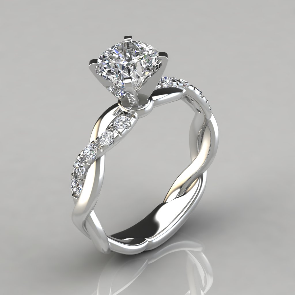 Most Beautiful Cushion Engagement Rings