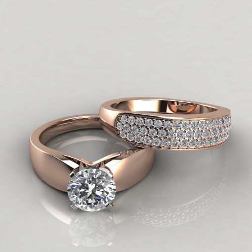 Elegant Lab Grown Bridal Wedding Ring Sets - Grown Brilliance